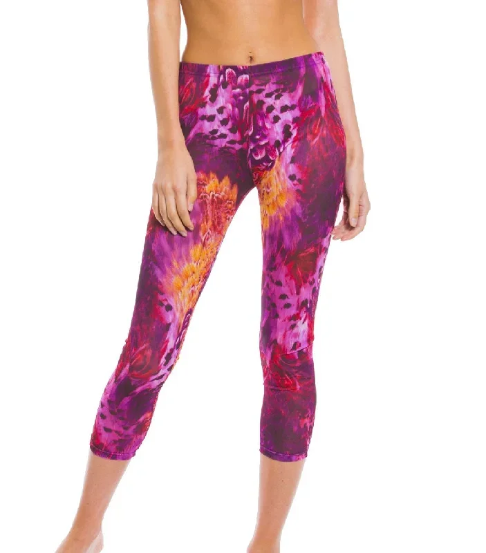 Purple Amalfi Tan Through Leggings