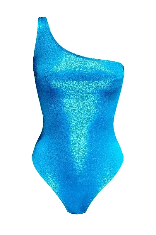 Amelia metallic ocean swimsuit