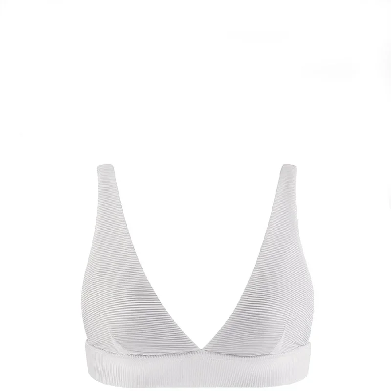 TRIANGLE BIKINI TOP ""ORA"" IN WHITE