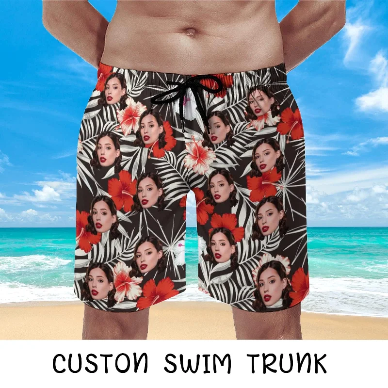 custom-face-palm-tree-couple-matching-swimsuit-womens-two-piece-triangle-bikini-bathing-suit-mens-swim-shorts