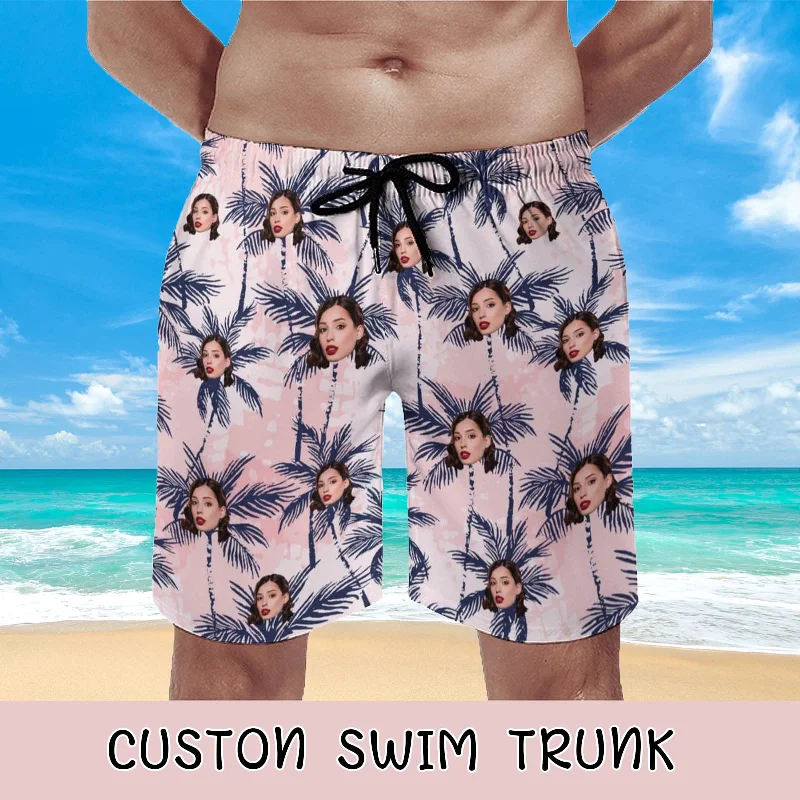 custom-face-palm-tree-couple-matching-swimsuit-womens-two-piece-triangle-bikini-bathing-suit-mens-swim-shorts