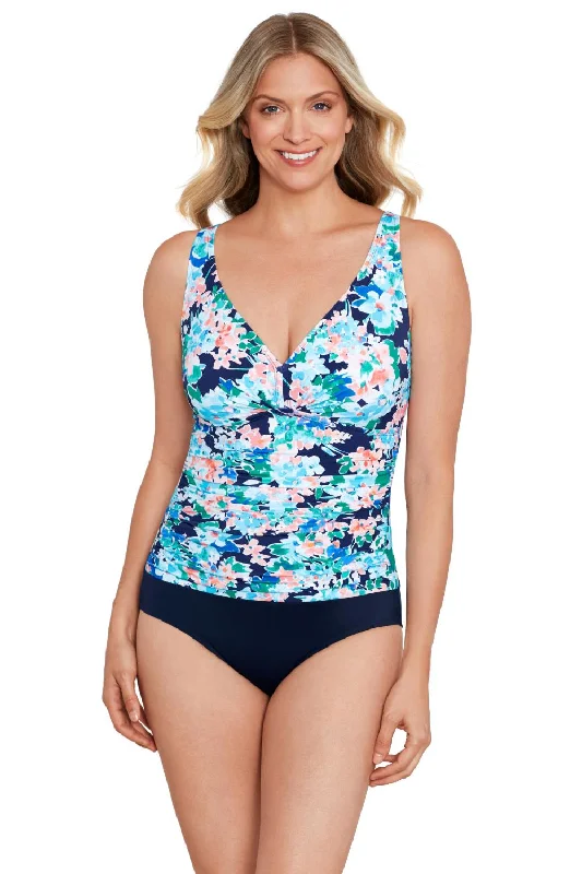 Ditsy Days Side Shirred Mio Swimsuit 60200057