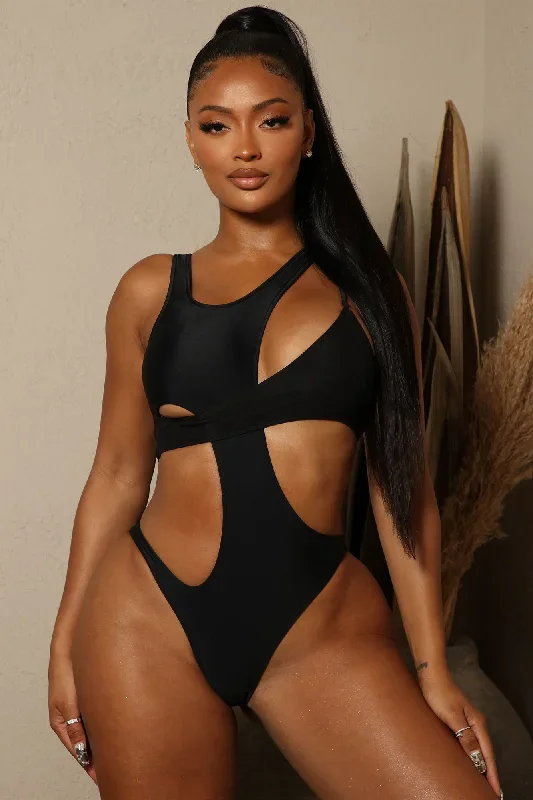 Hawaii Is For Lovers One Piece Swimsuit - Black