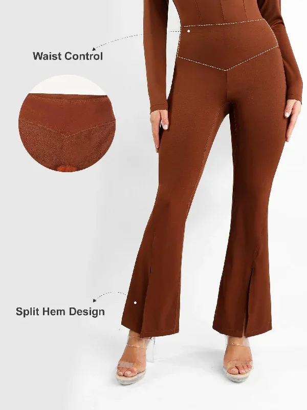 high-rise-tummy-control-split-hem-flare-pants