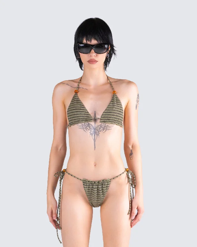 izzy-olive-stripe-bikini-top