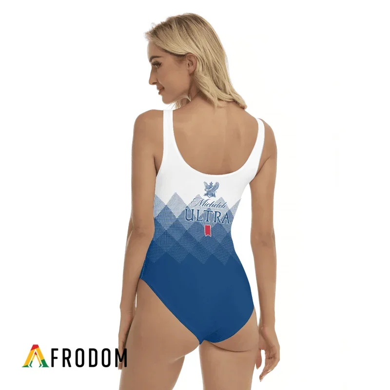 michelob-ultra-white-and-blue-halftone-one-piece-swimsuit