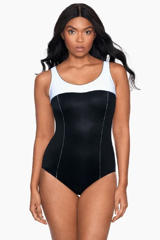 Colorblock Touche One Piece Swimsuit