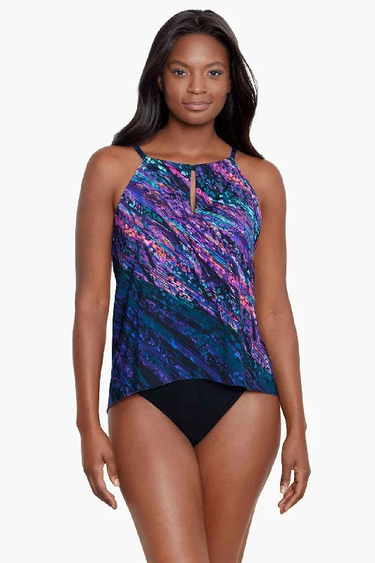 Mood Ring Peephole Tankini Top