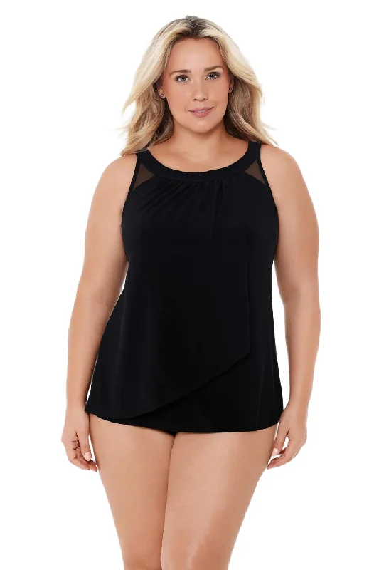 Miraclesuit Plus Size Illusionists Ursula Underwire Tankini Top 6525727W