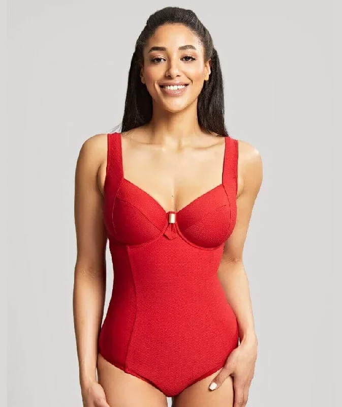 Panache Swimwear Marianna Balconnet One Piece Swimsuit - Crimson