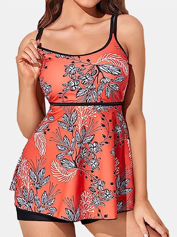 printed-scoop-neck-two-piece-swim-set