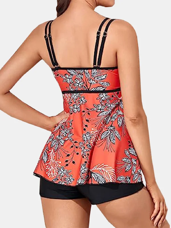 printed-scoop-neck-two-piece-swim-set