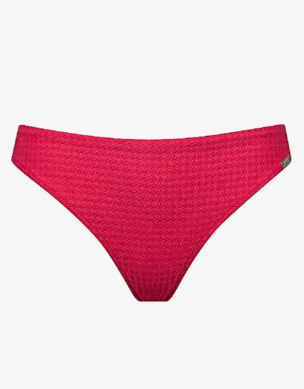 The Bloom Bikini Pant - Radiant Red