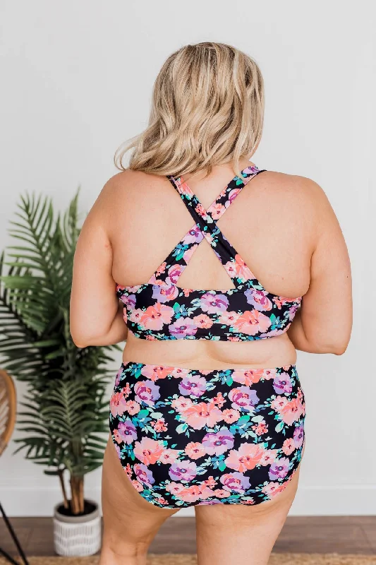 tropical-breeze-floral-braided-swim-top-black