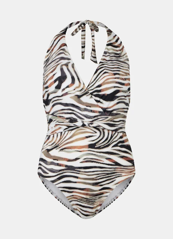 white-zebra-print-halter-swimsuit