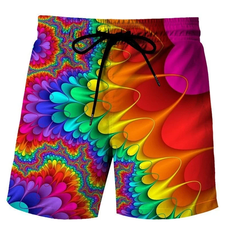 womens-fashionable-printed-drawstring-beachwear