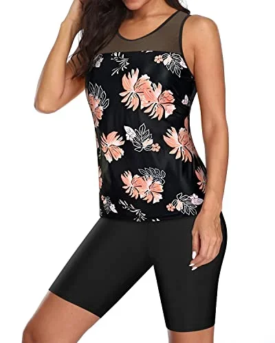 black orange floral2